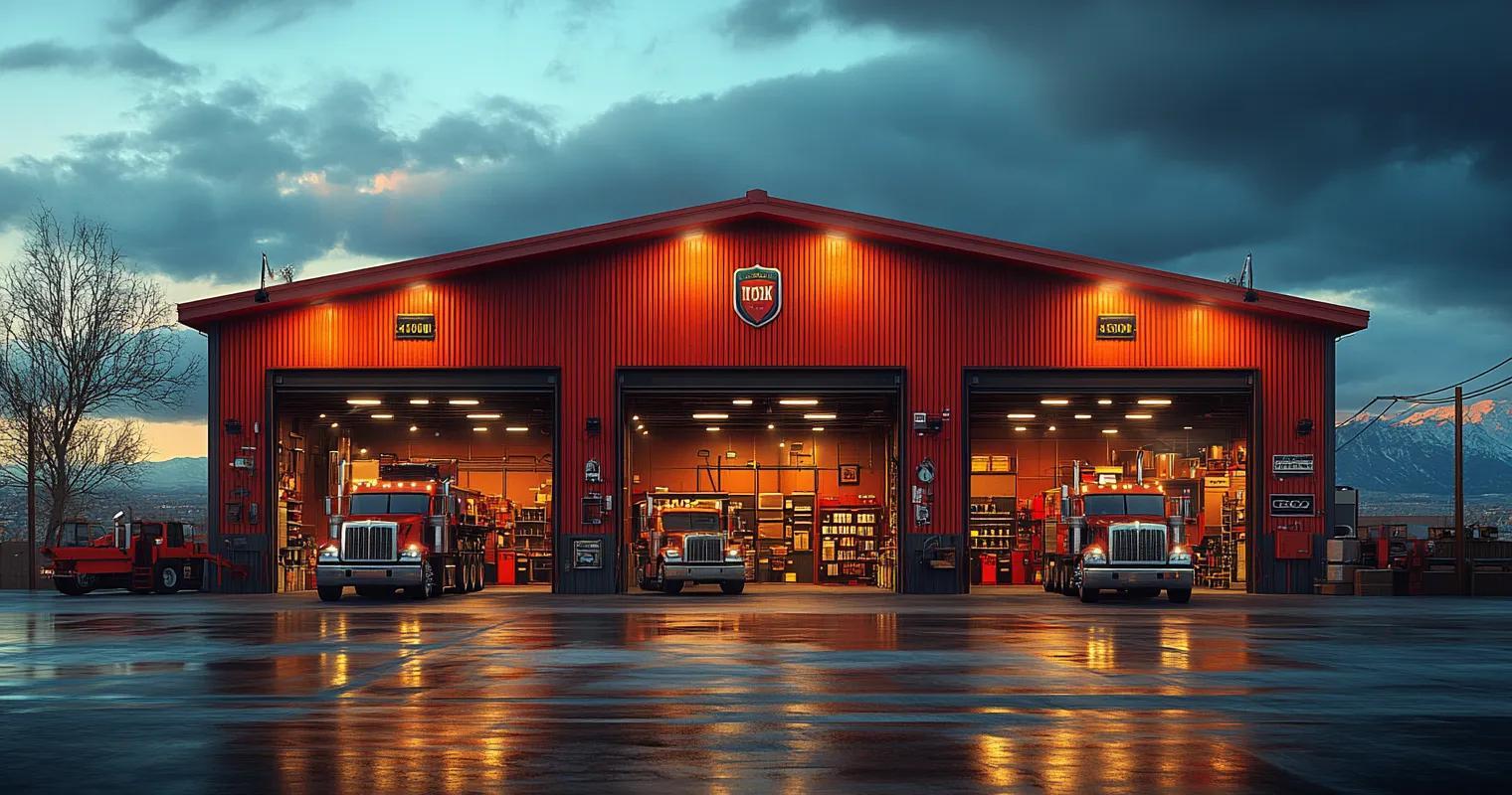 Heavy Duty Repair Shop From Above