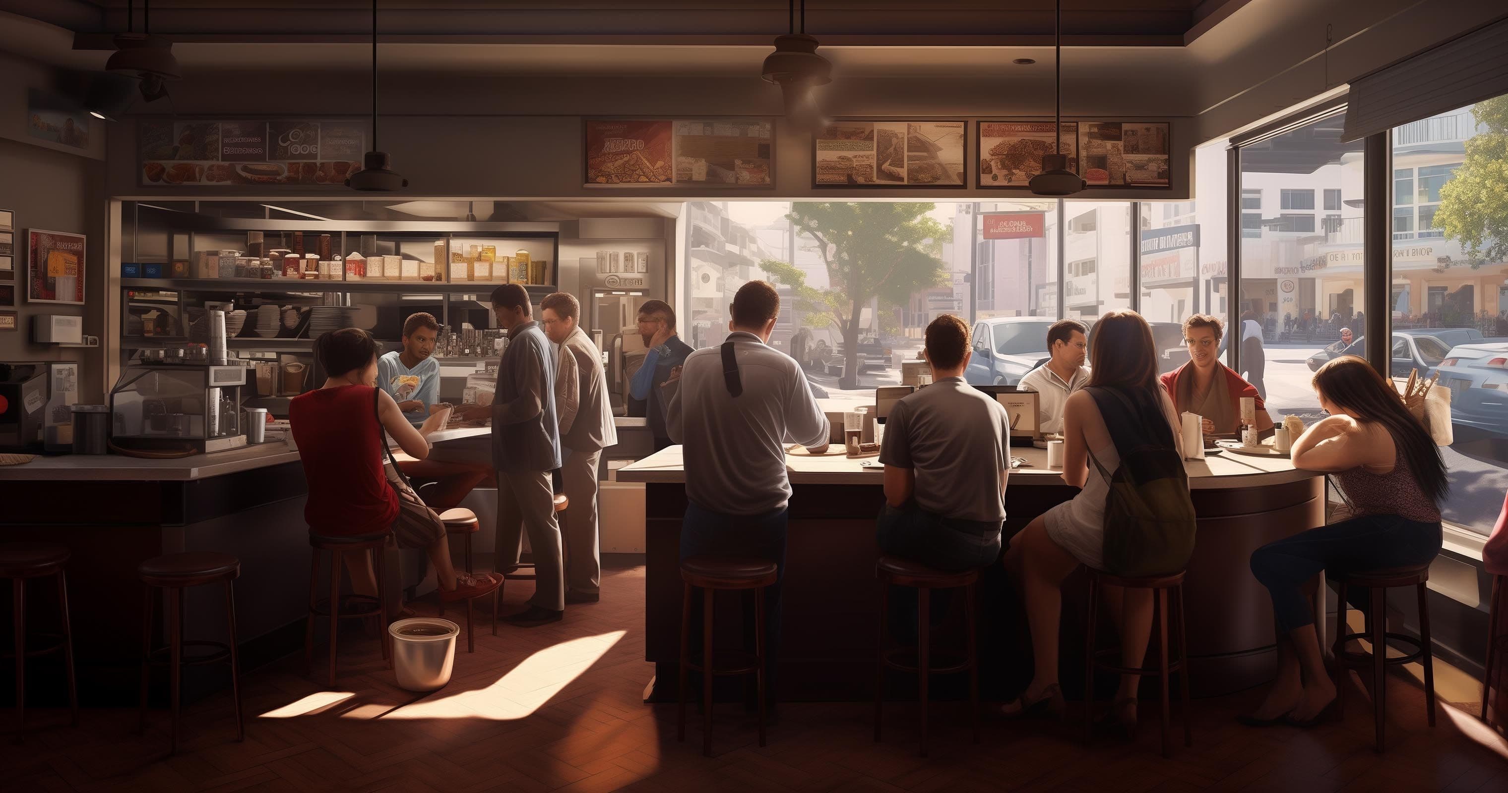 Websites can be optimized for talent - a busy coffee shop